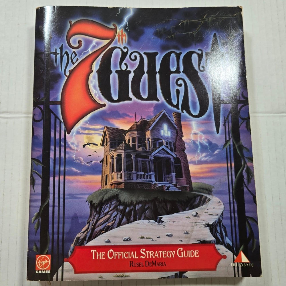 Vintage 1993 The 7th Guest Official Strategy Guide Prima Book PC CD ROM Game USA